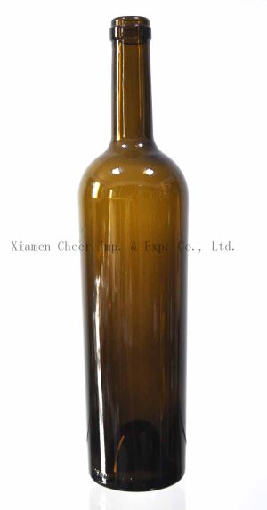 750ml Cork povrch skla Bordeaux láhev (PT750-1297AG)