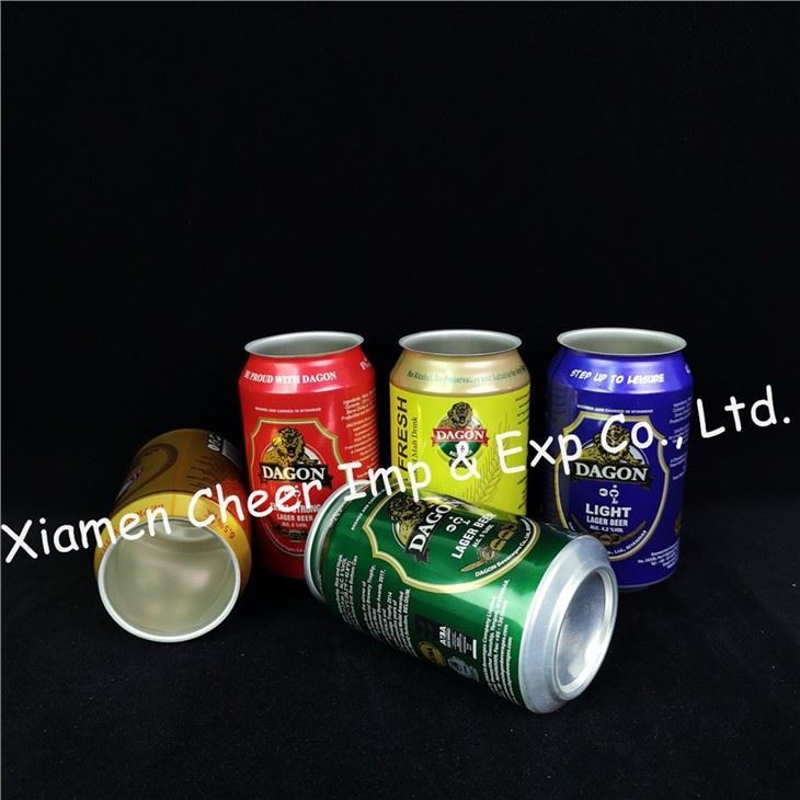 330ml Green Color Aluminium Beer Cans