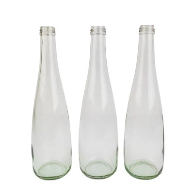 500ml láhve na minerální vodu z křemenného skla
